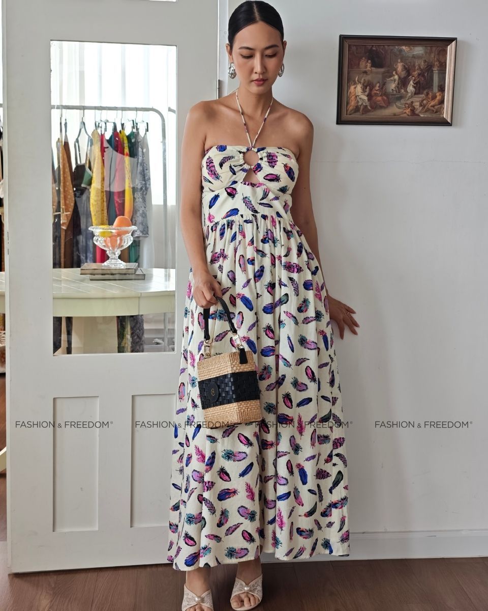 Đầm Nữ Kate Kem Họa Tiết