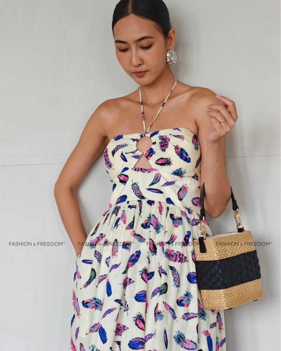 Đầm Nữ Kate Kem Họa Tiết