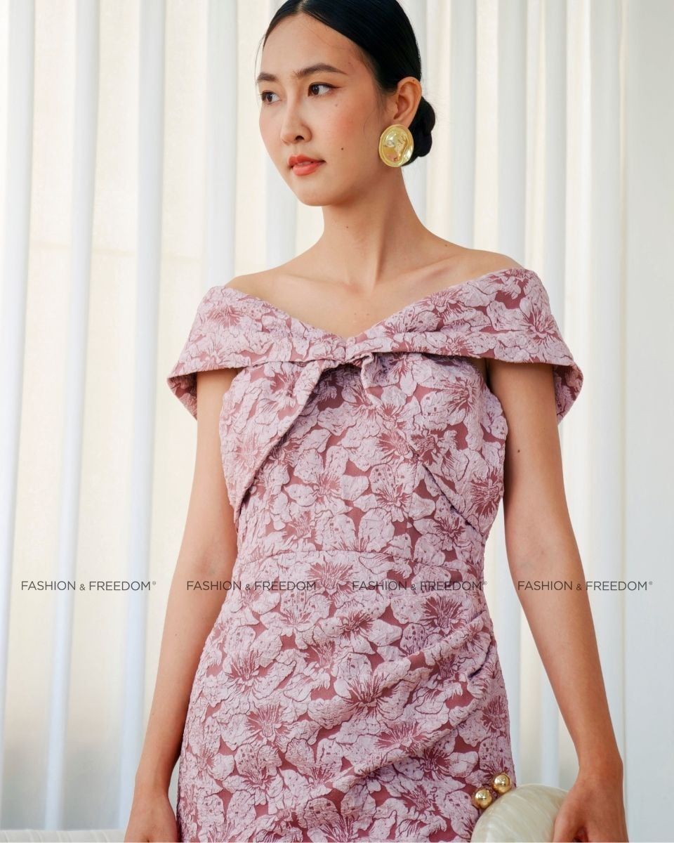 Đầm Gấm Hồng Queen Of The Night
