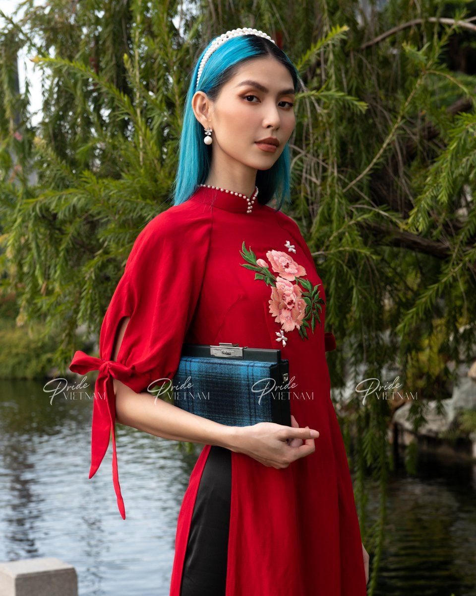 Áo Dài Linen Đỏ Xuân Như Ý