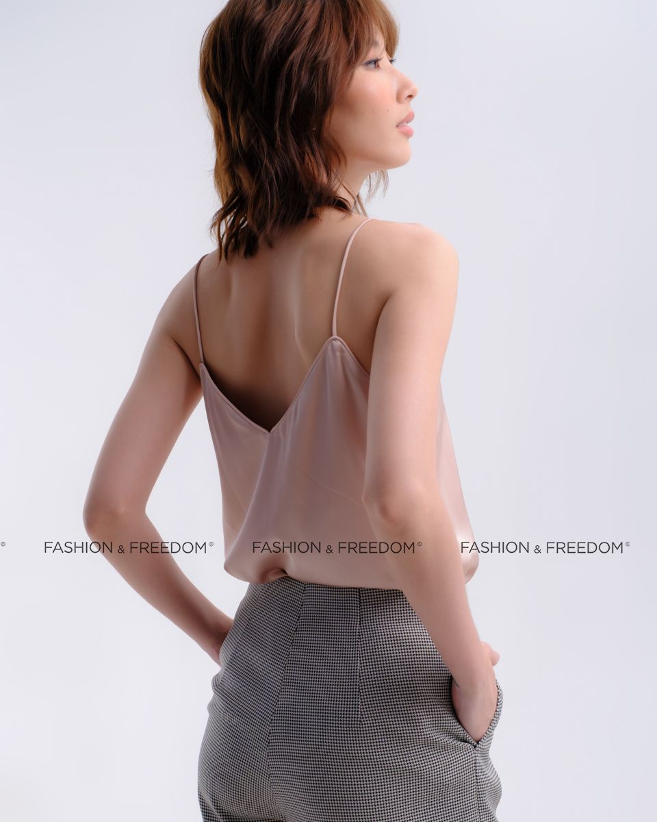 Áo Hai Dây Lụa Be Hương Mùa Hè