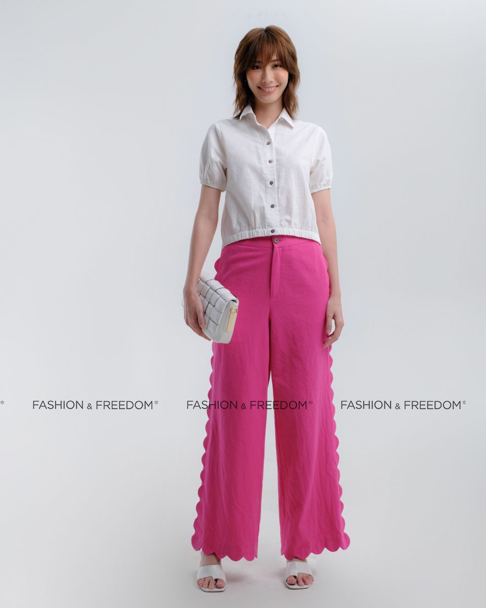 Áo Kiểu Linen Trắng Hương Mùa Hè