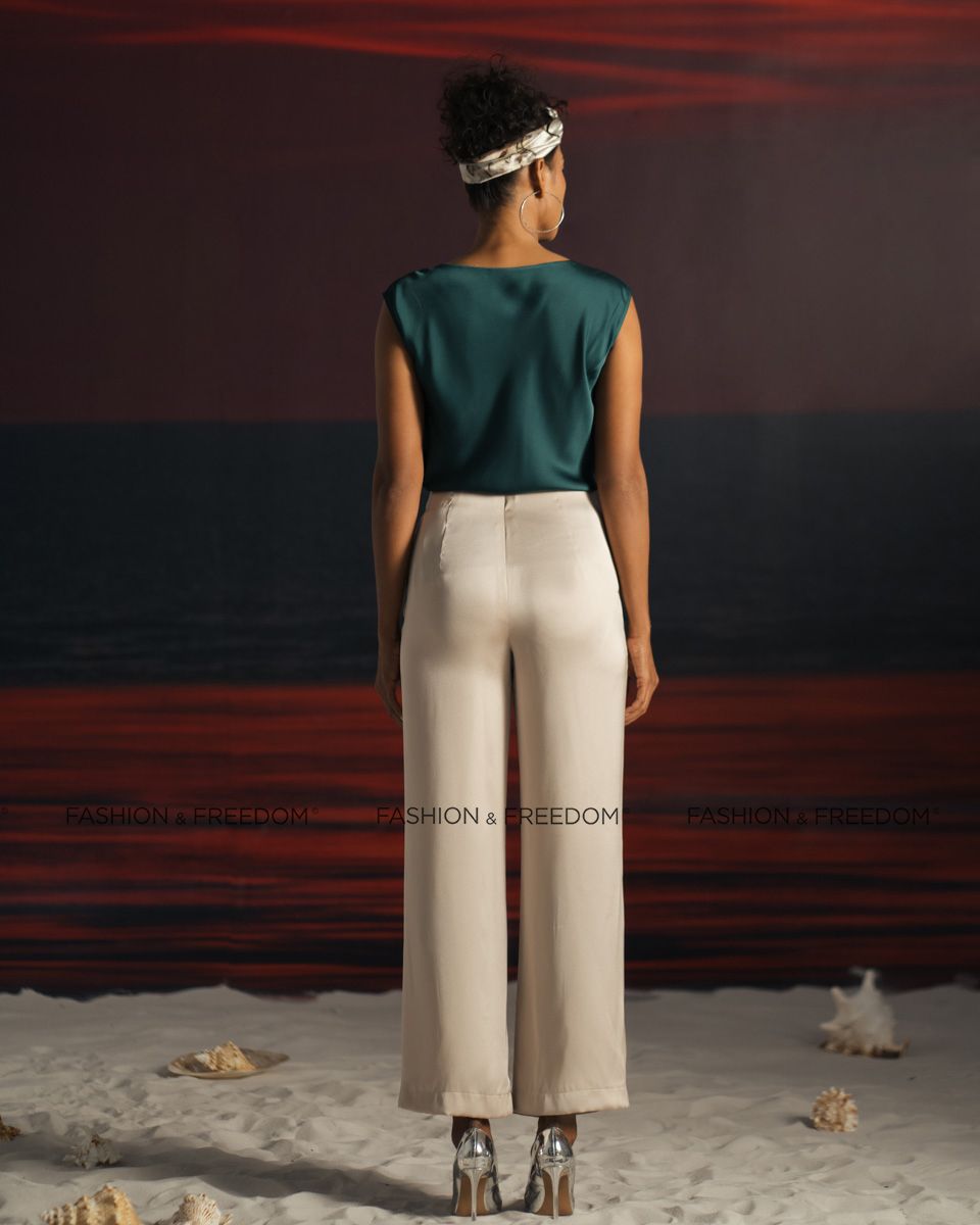 Quần Dài Lụa Trắng Summer Get Away