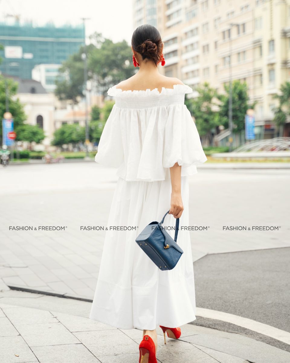 Chân Váy Nữ Kate Trắng Sắc Màu Tự Do