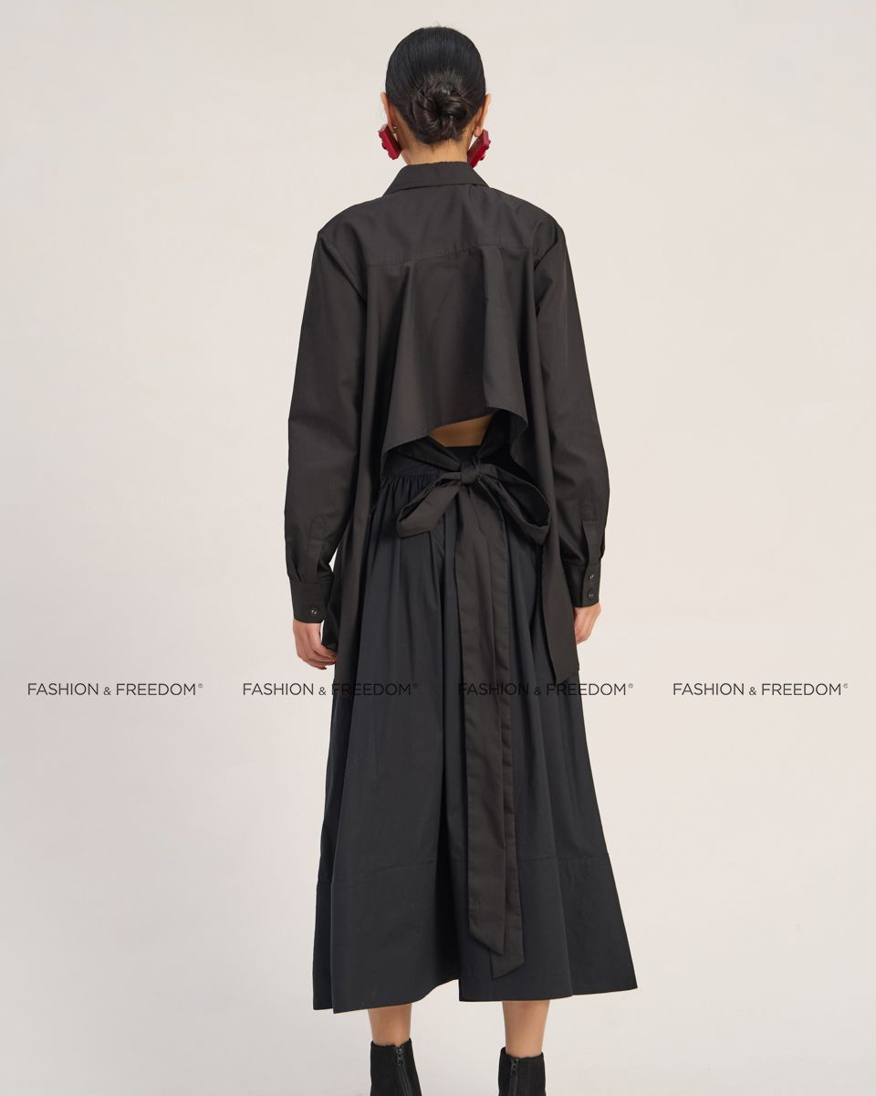 Áo Kiểu Kate Nữ Đen The  Art Of Styling