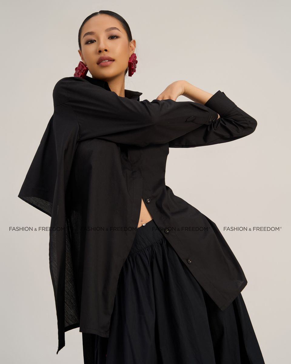 Áo Kiểu Kate Nữ Đen The  Art Of Styling