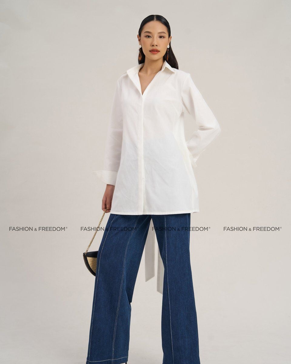 Áo Kiểu Kate Nữ Trắng The  Art Of Styling