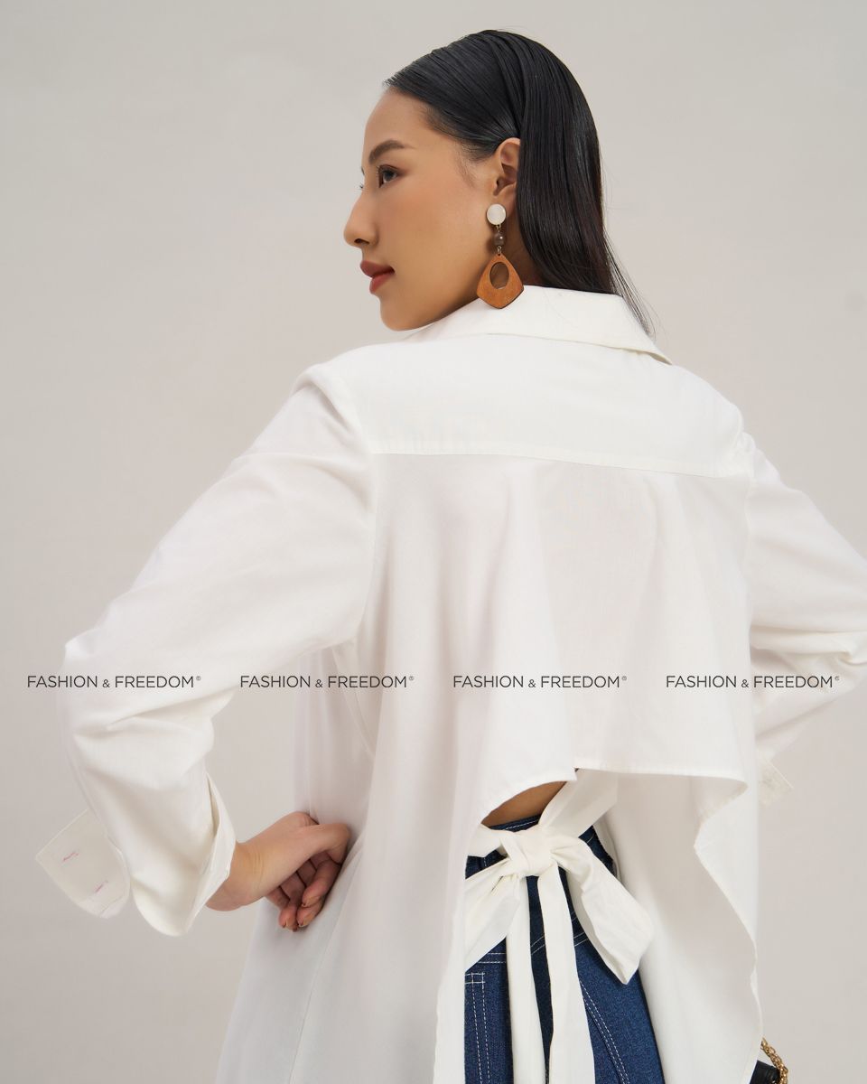 Áo Kiểu Kate Nữ Trắng The  Art Of Styling