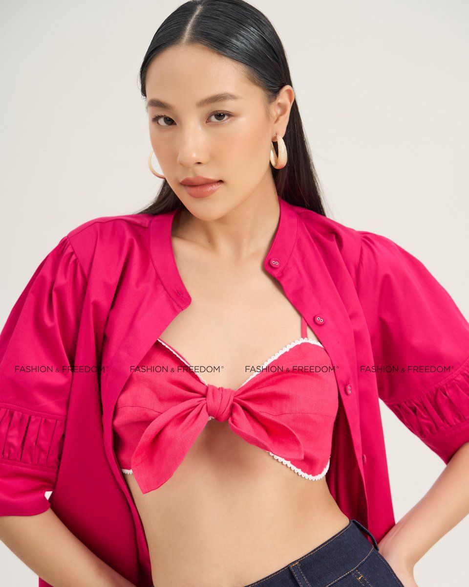 Áo Kiểu Kate Nữ Hồng Sen The  Art Of Styling