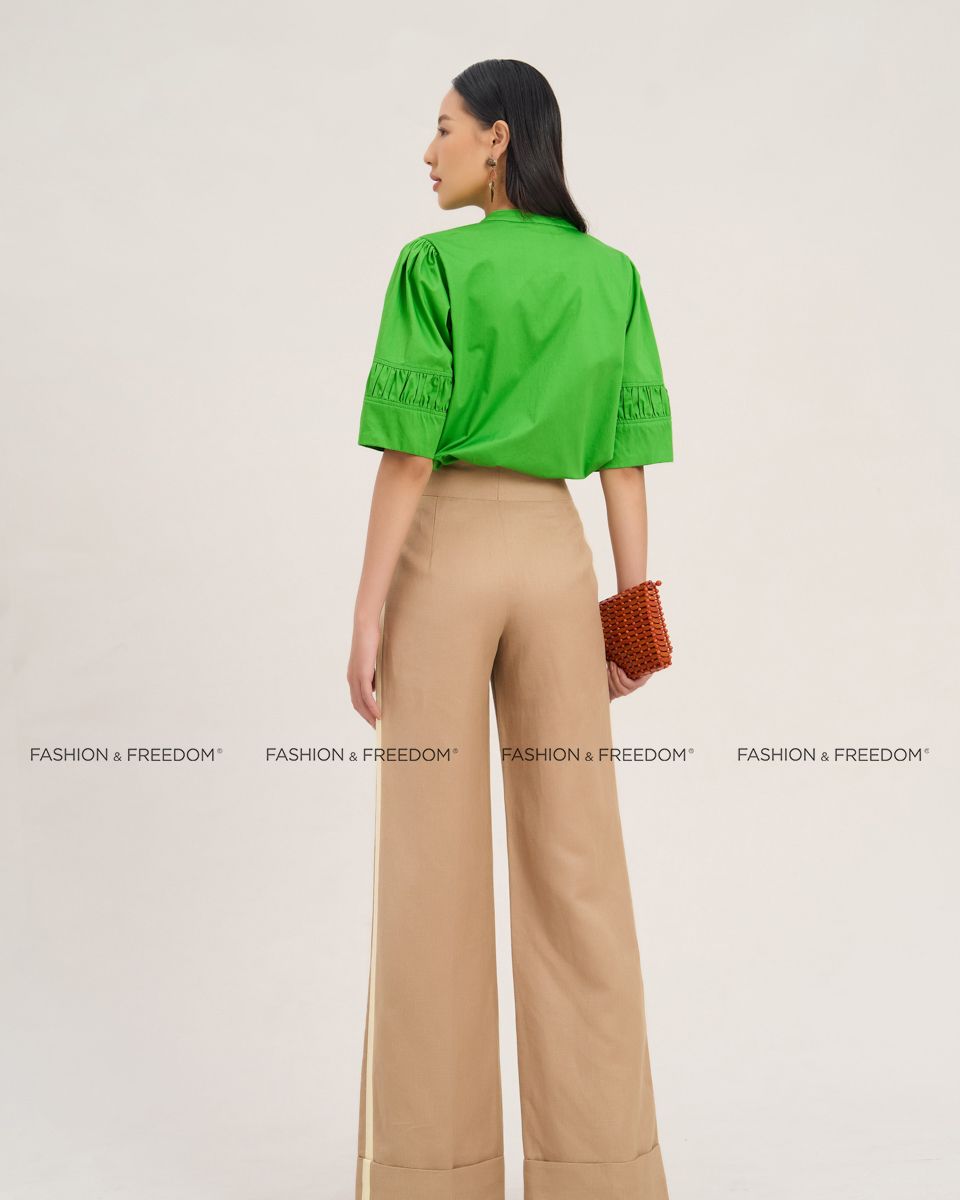 Áo Kiểu Kate Nữ Xanh Lá The  Art Of Styling