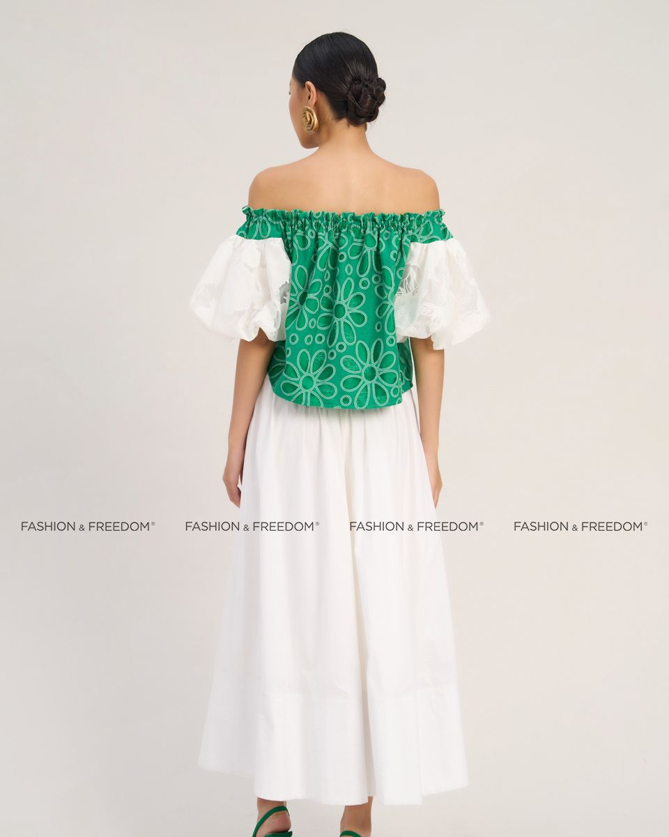 Chân Váy Nữ Kate Trắng Sắc Màu Tự Do