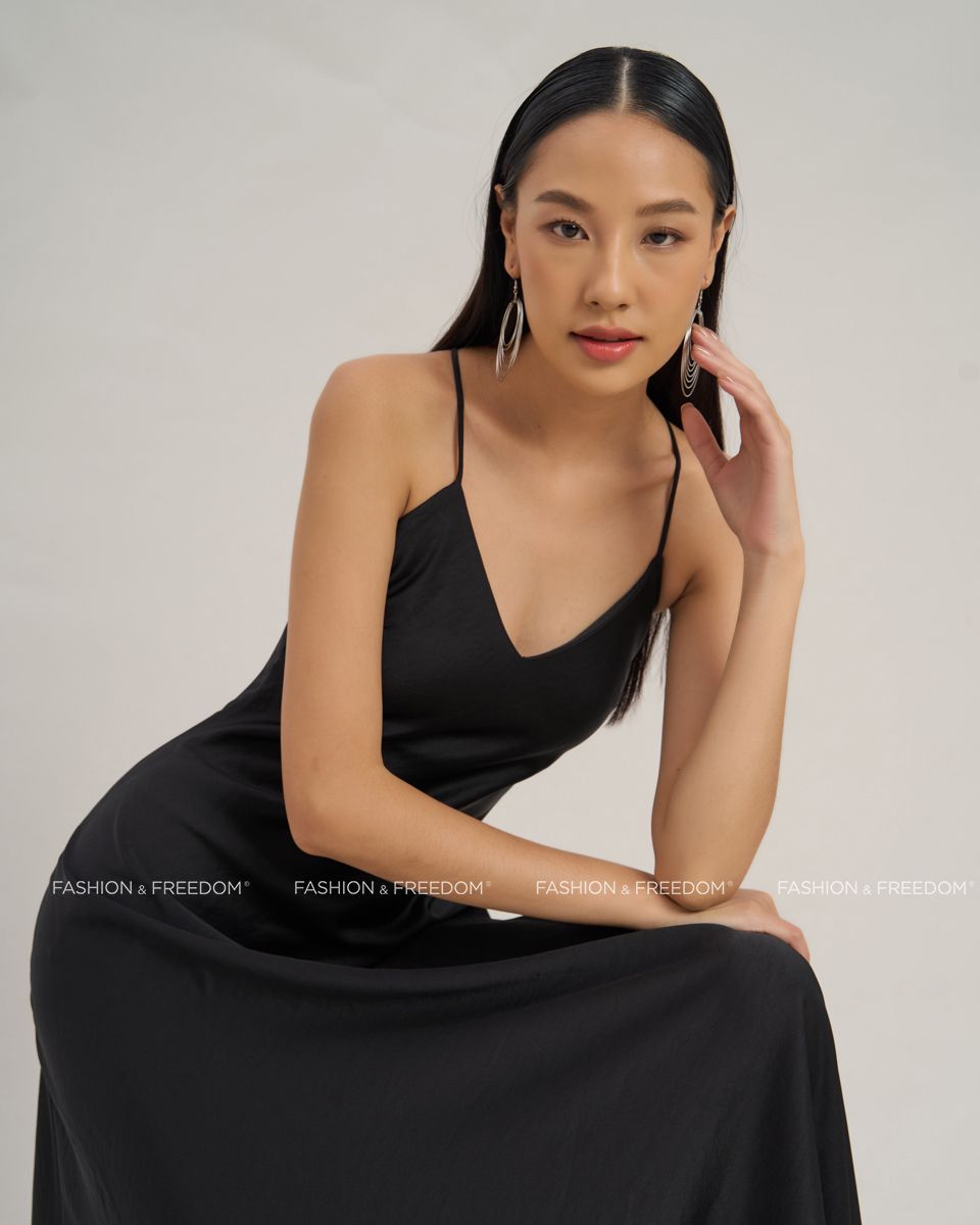 Đầm Lụa Đen The  Art Of Styling