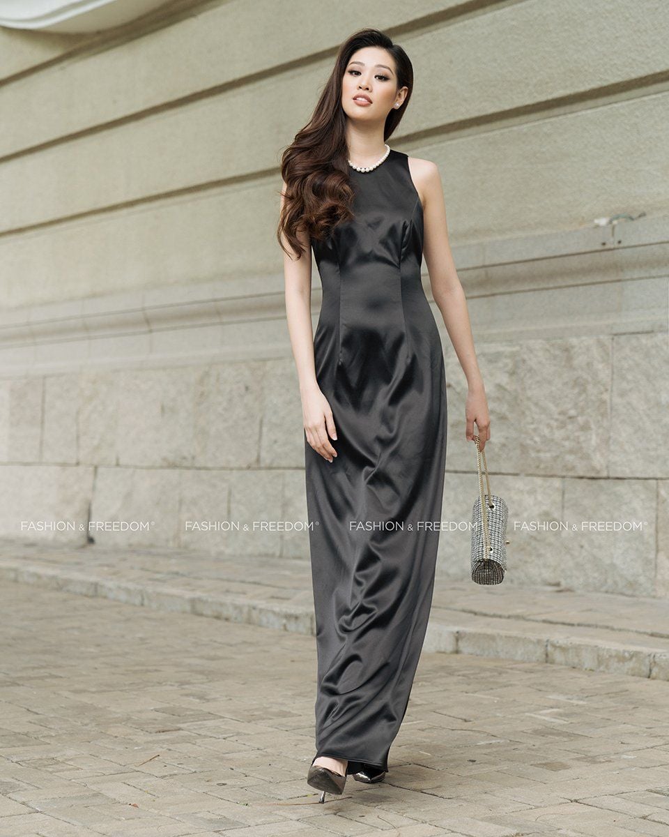 Đầm Lụa Đen Queen Of The Night