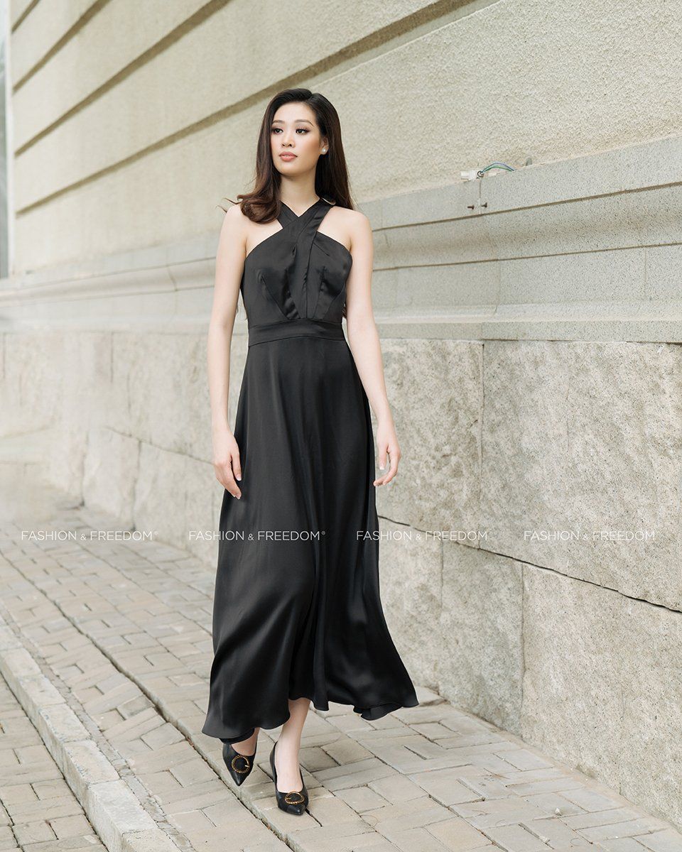 Đầm Lụa Đen Queen Of The Night