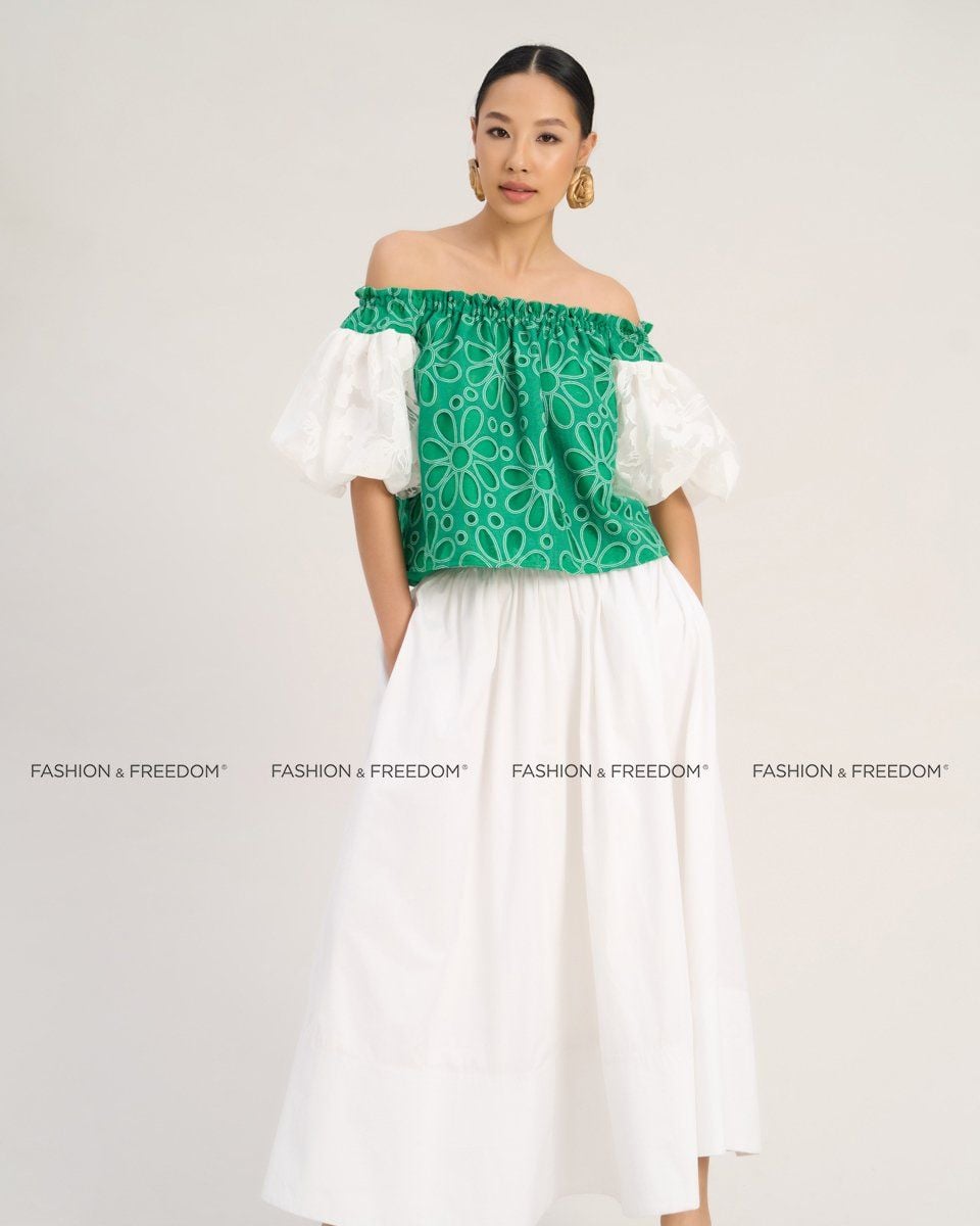 Chân Váy Nữ Kate Trắng Sắc Màu Tự Do