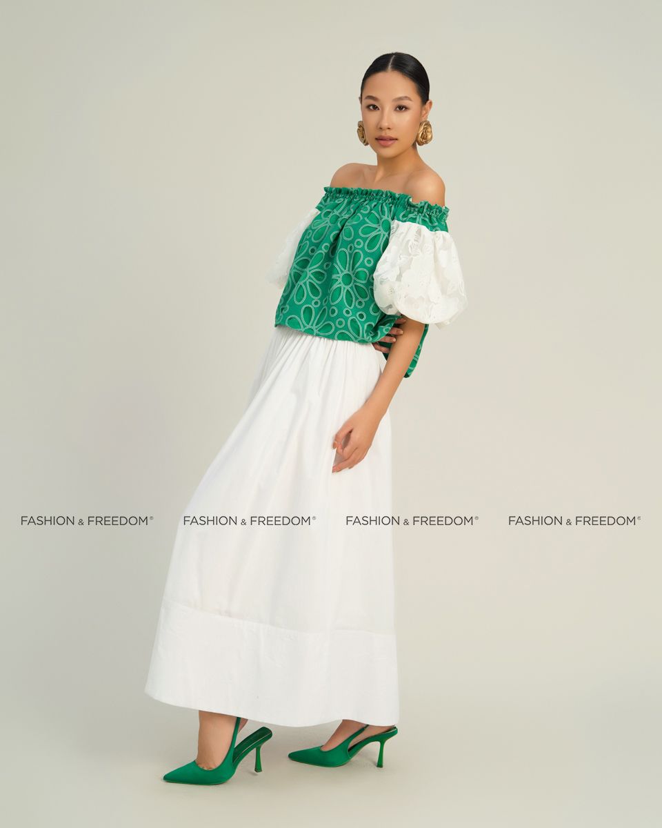 Chân Váy Nữ Kate Trắng Sắc Màu Tự Do