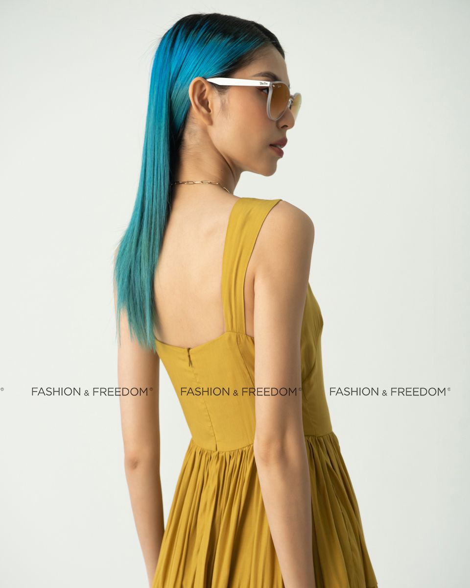 Đầm Lụa Vàng City Girls