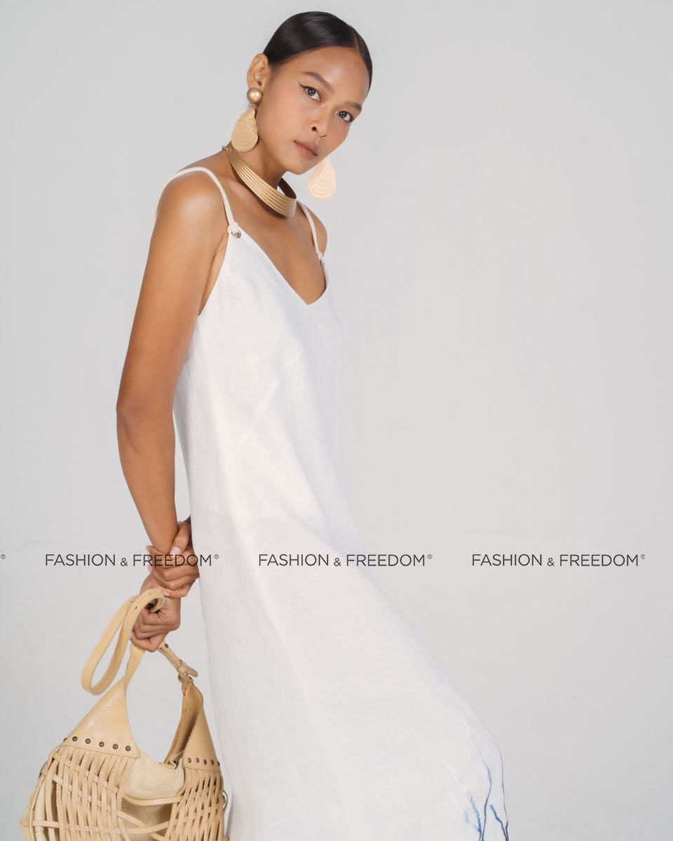 Đầm Linen Trắng New Linen New Horizon