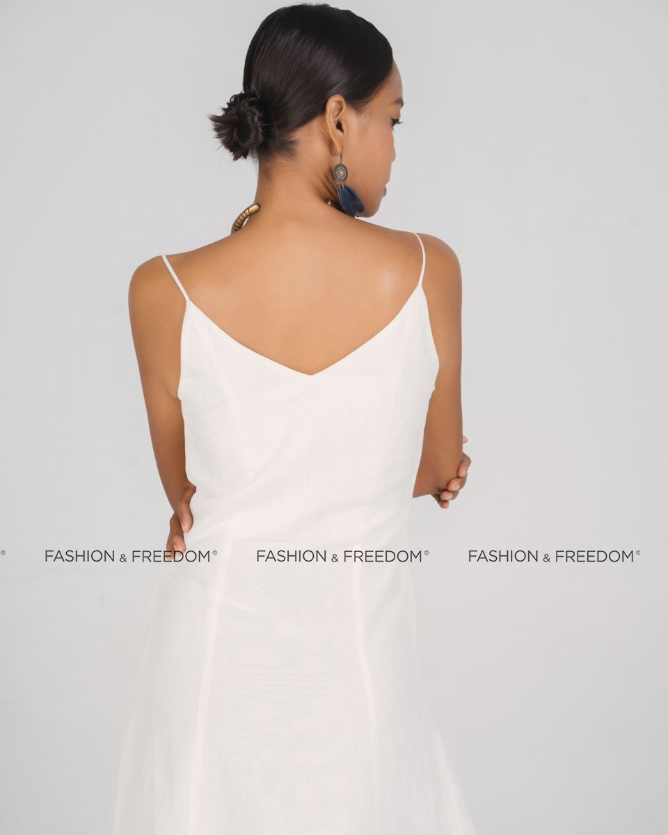 Đầm Linen Trắng New Linen New Horizon