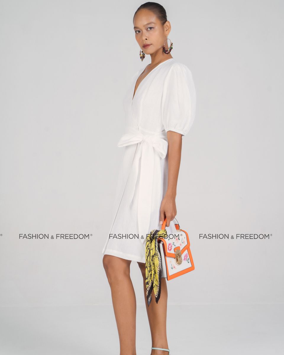 Đầm Linen Trắng New Linen New Horizon