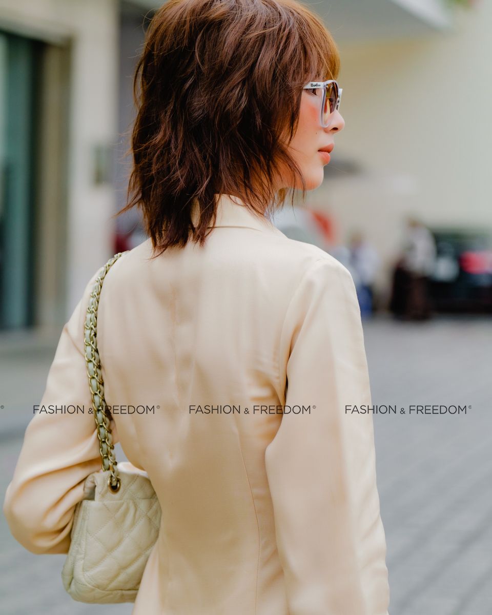 Đầm Lụa Kem Hương Mùa Hè