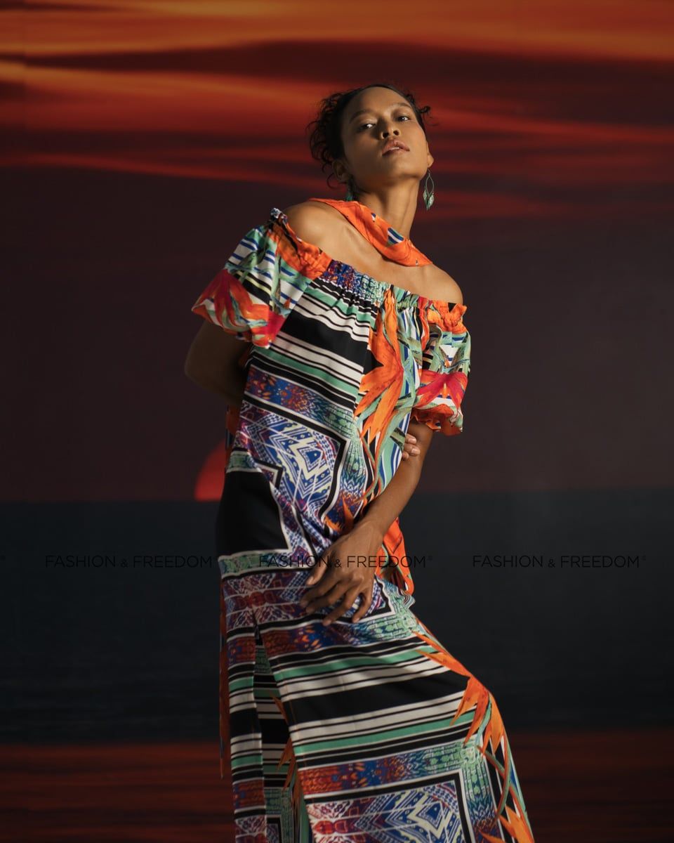 Đầm Lụa Nhiều Họa Tiết Summer Get Away