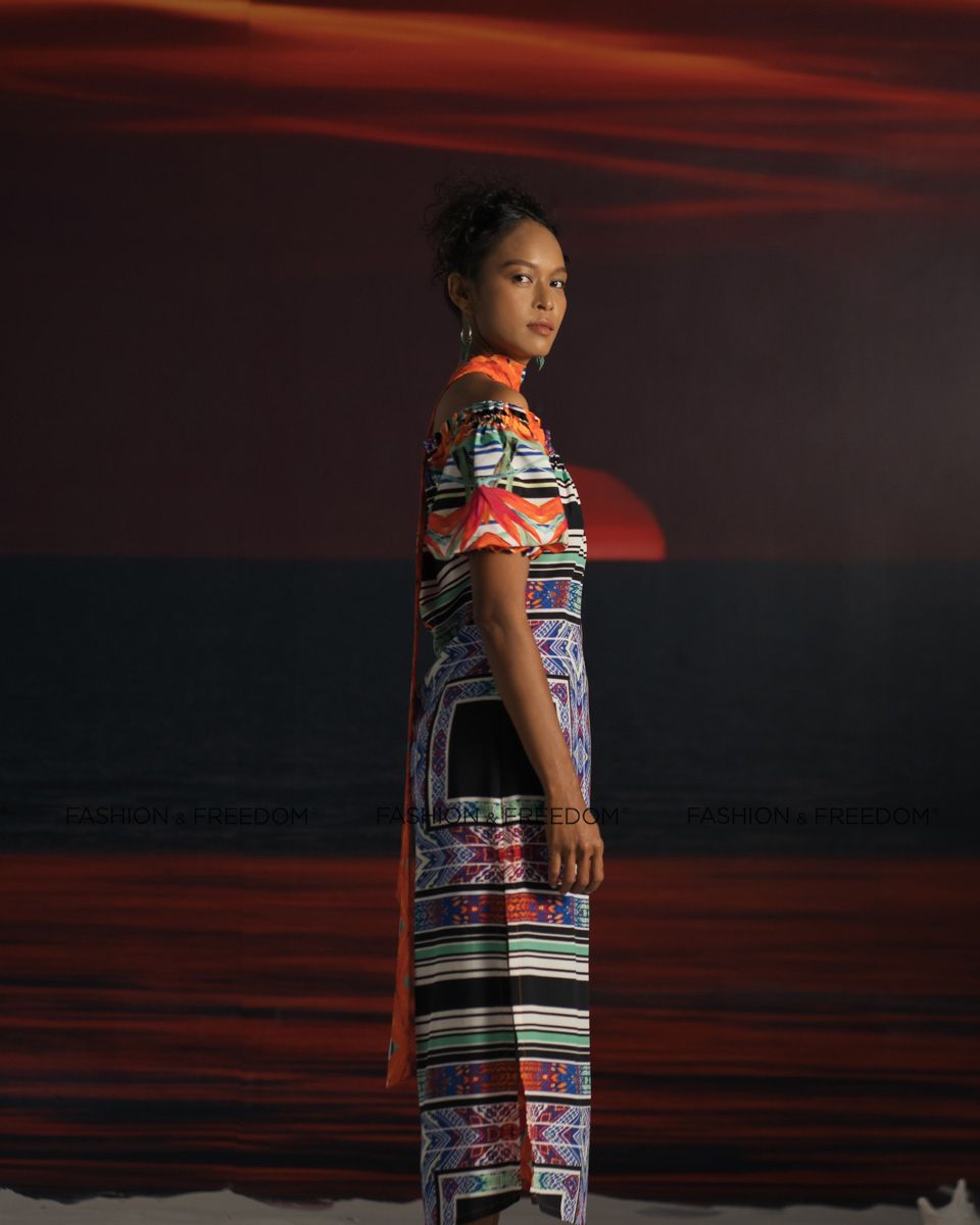 Đầm Lụa Nhiều Họa Tiết Summer Get Away