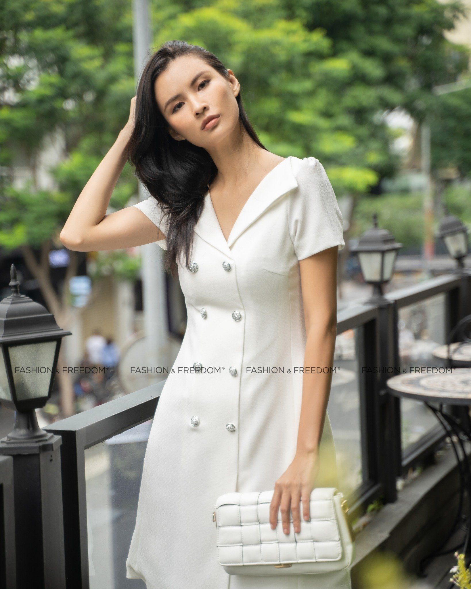 Đầm Lụa Trắng Tình Thơ Mùa Thu