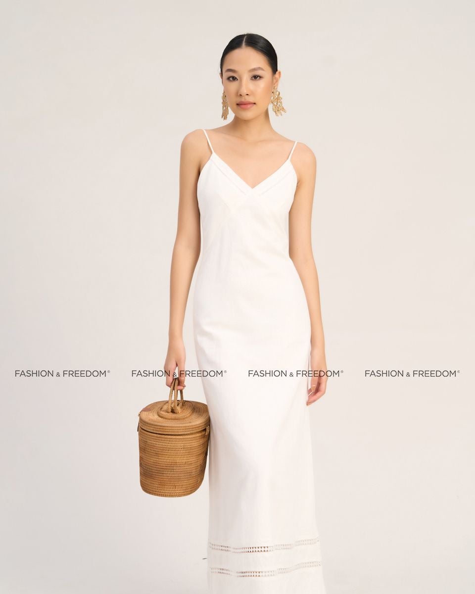 Đầm Linen Trắng