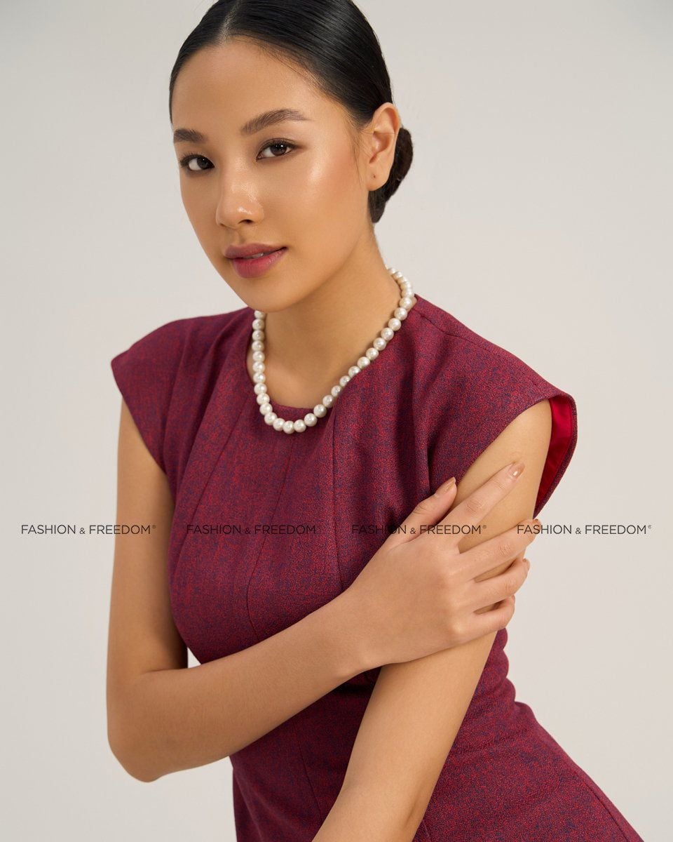 Đầm Ruby Nữ Hồng Ruốc The  Art Of Styling