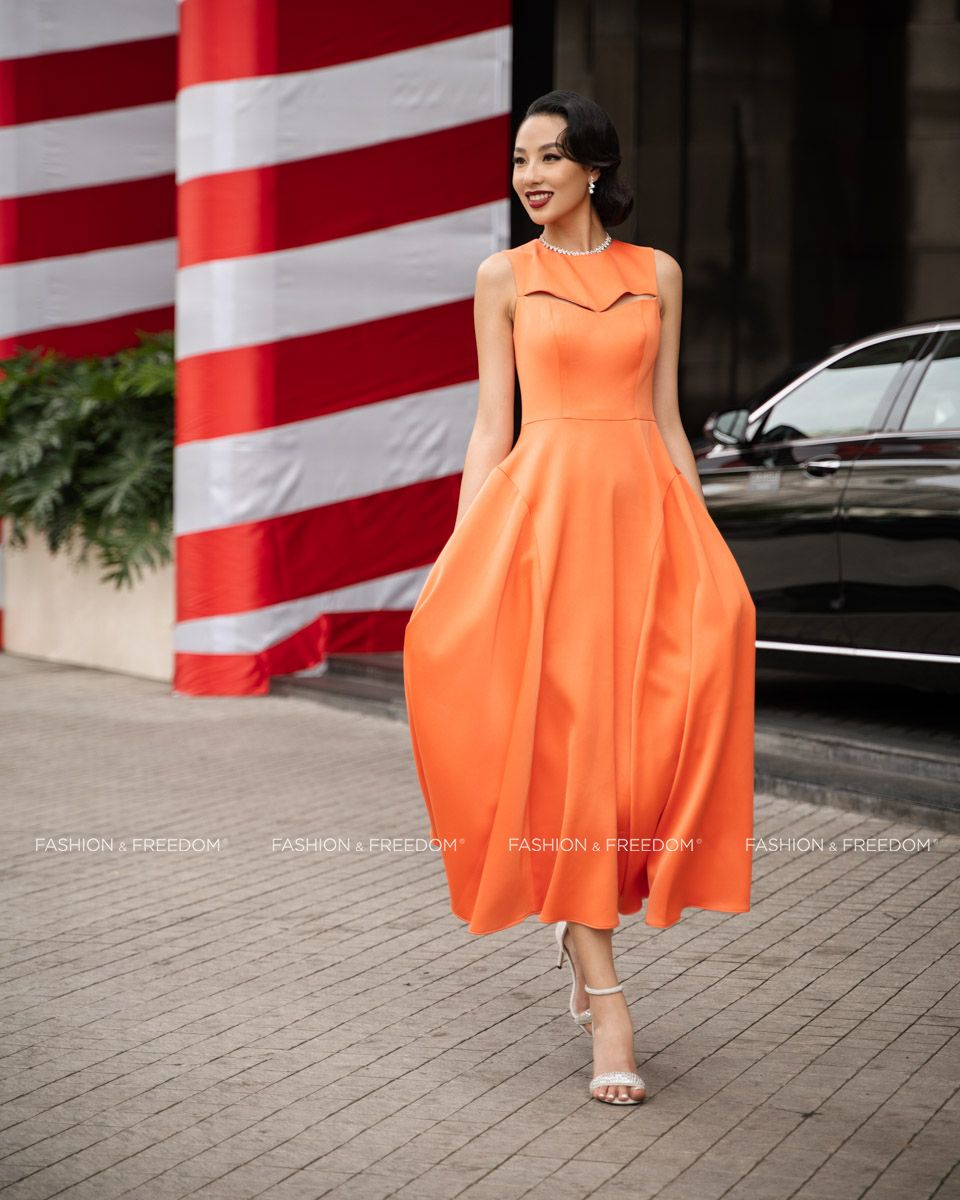 Đầm Gấm Cam Starry Nights