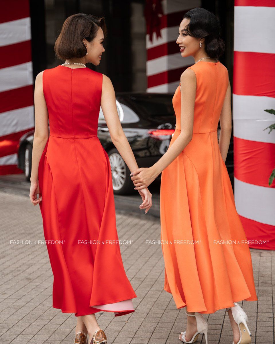 Đầm Gấm Đỏ Starry Nights