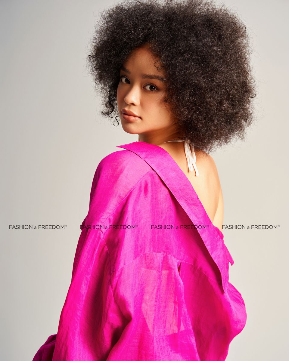 Áo Sơ Mi Linen Tím De Soleil