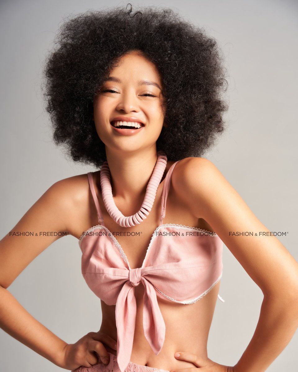 Áo Kiểu Nữ Linen Hồng De Soleil