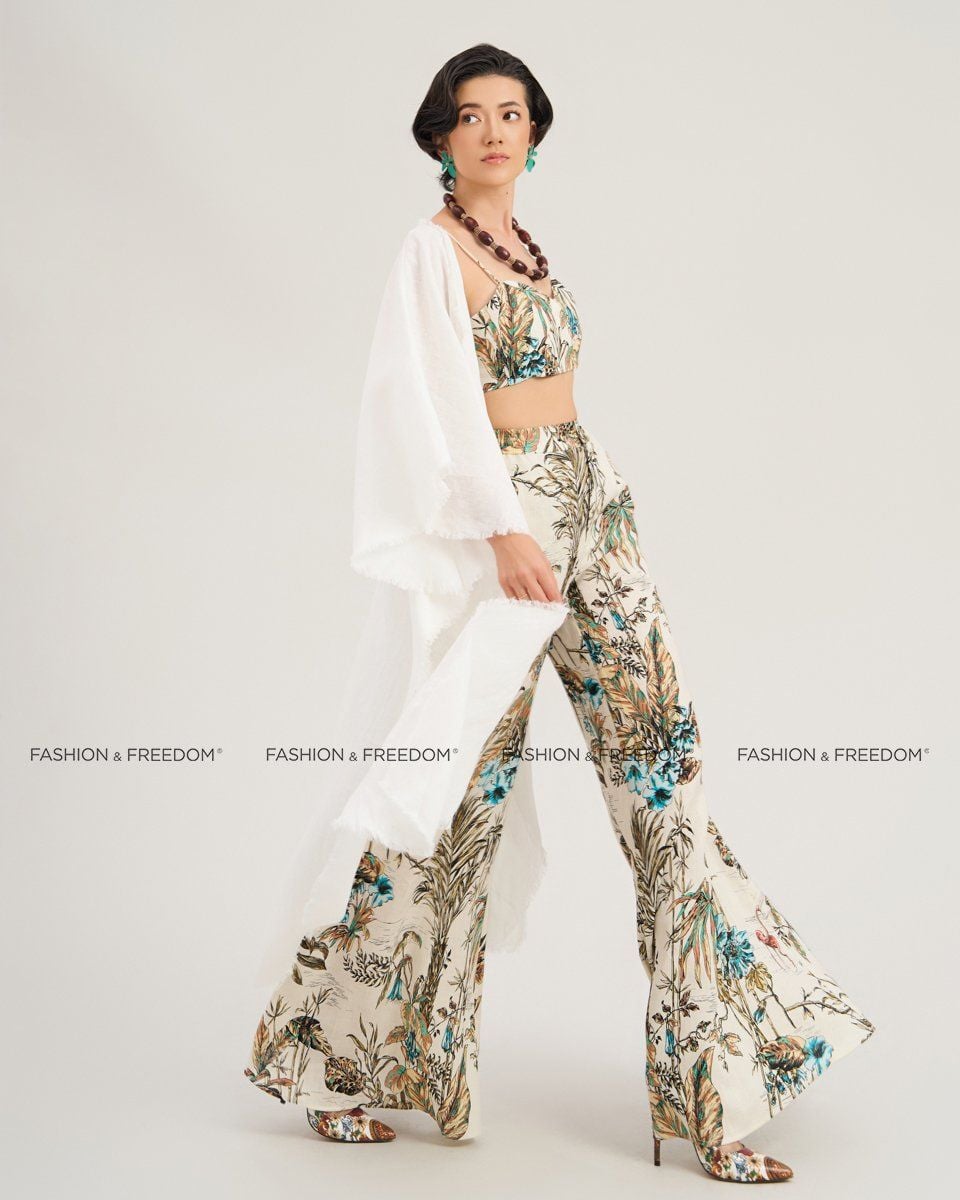 Áo Choàng Linen Trắng