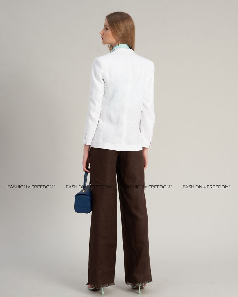 Quần Nữ Linen Nâu