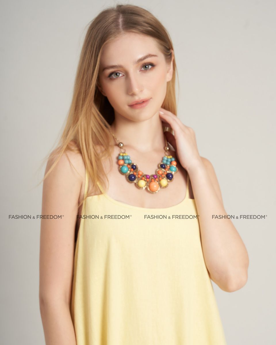 Đầm Nữ Linen Vàng Nhạt Hello New Day