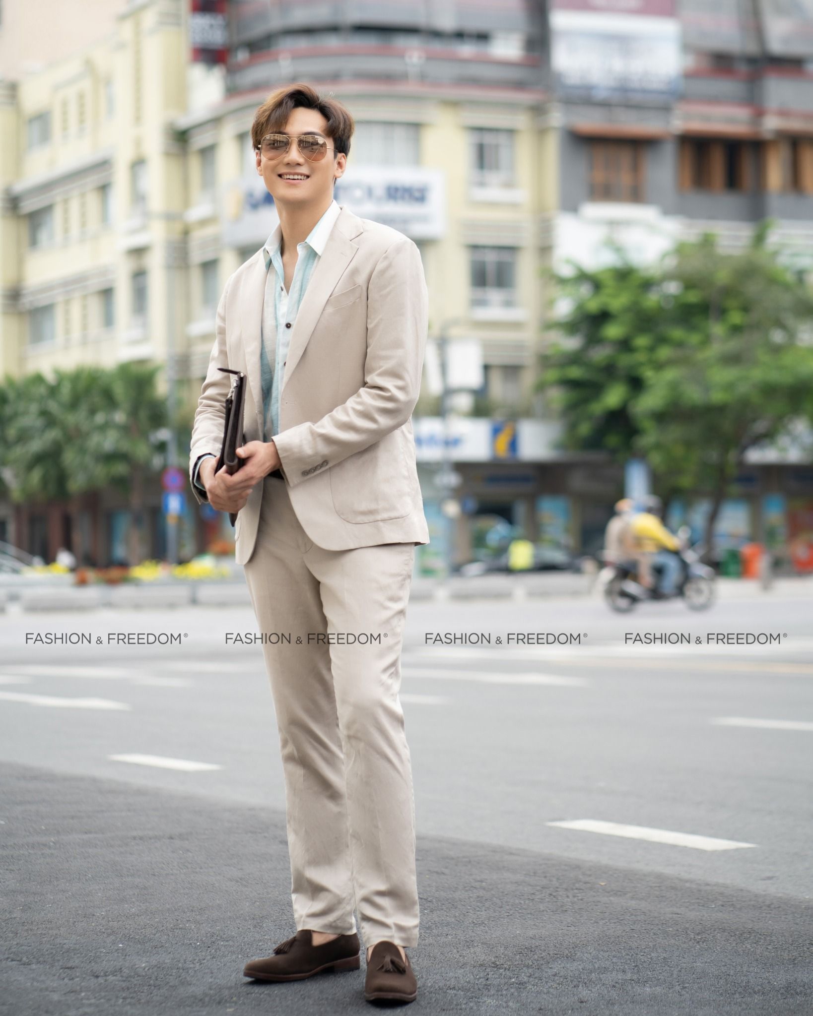 Áo Vest Nam Linen  Kem New Spirit