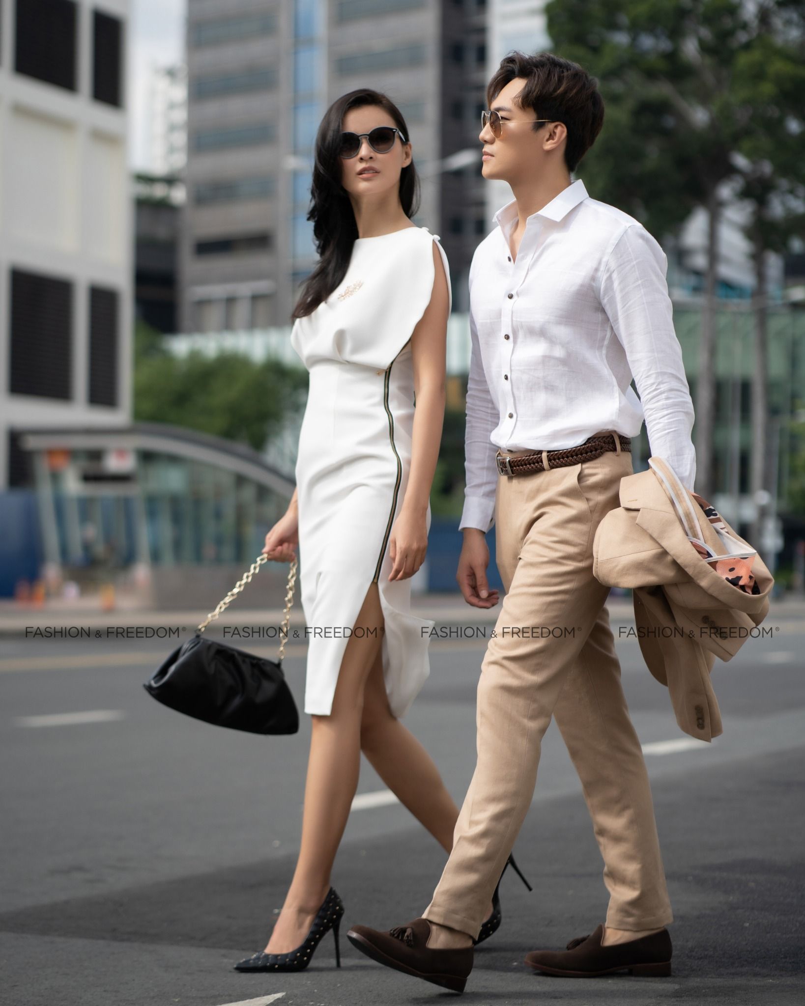 Áo Sơ Mi Nam Linen Trắng Chỉ Nổi