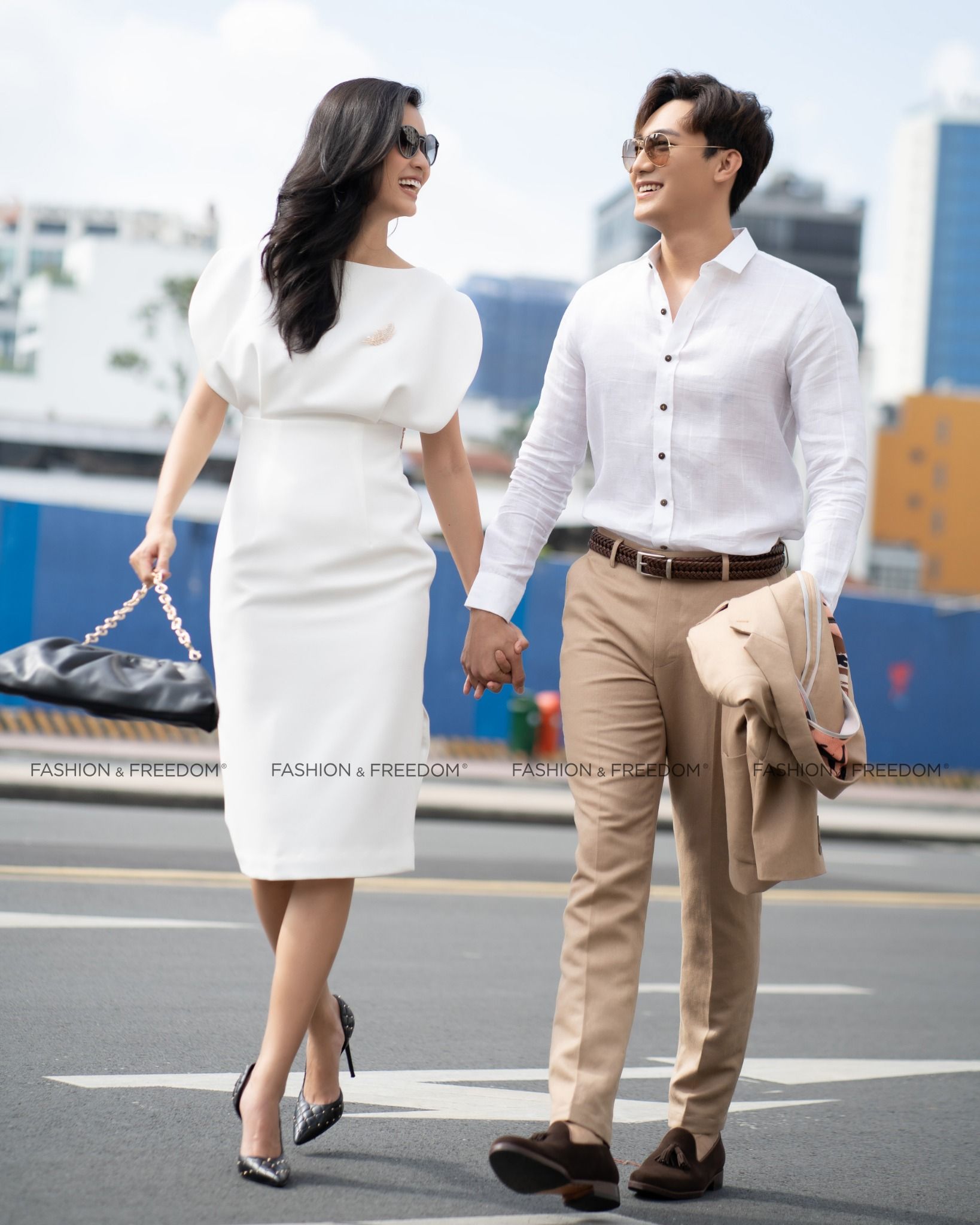 Áo Sơ Mi Nam Linen Trắng Chỉ Nổi