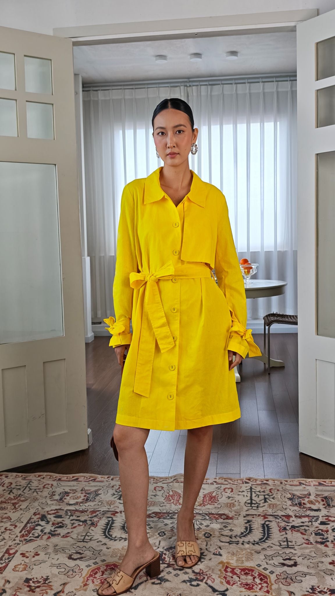 Đầm Linen Vàng Into The Wood