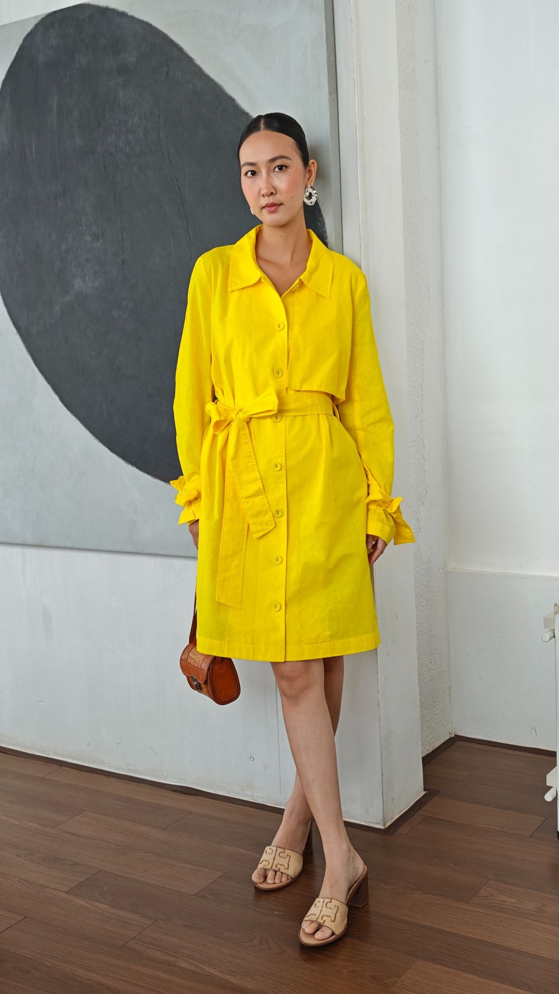 Đầm Linen Vàng Into The Wood