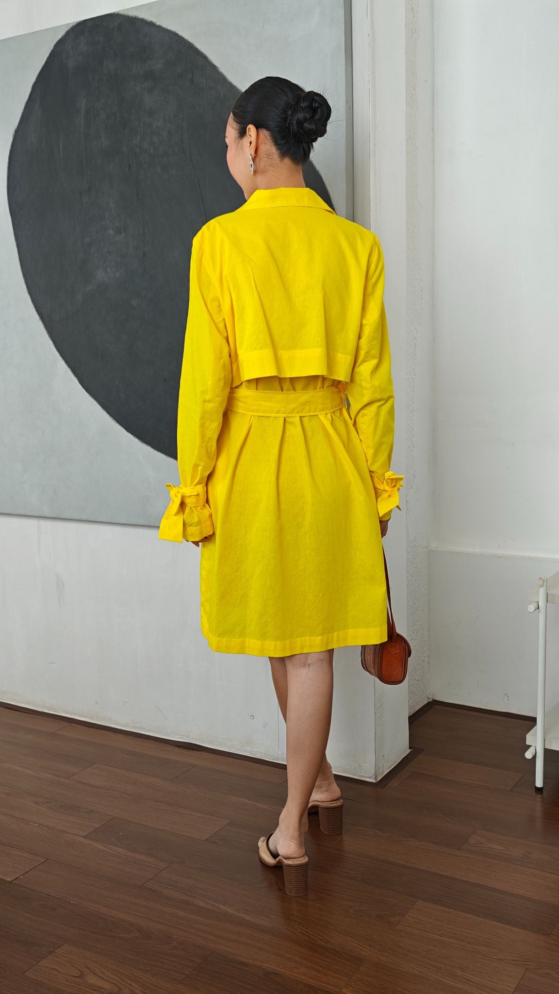 Đầm Linen Vàng Into The Wood
