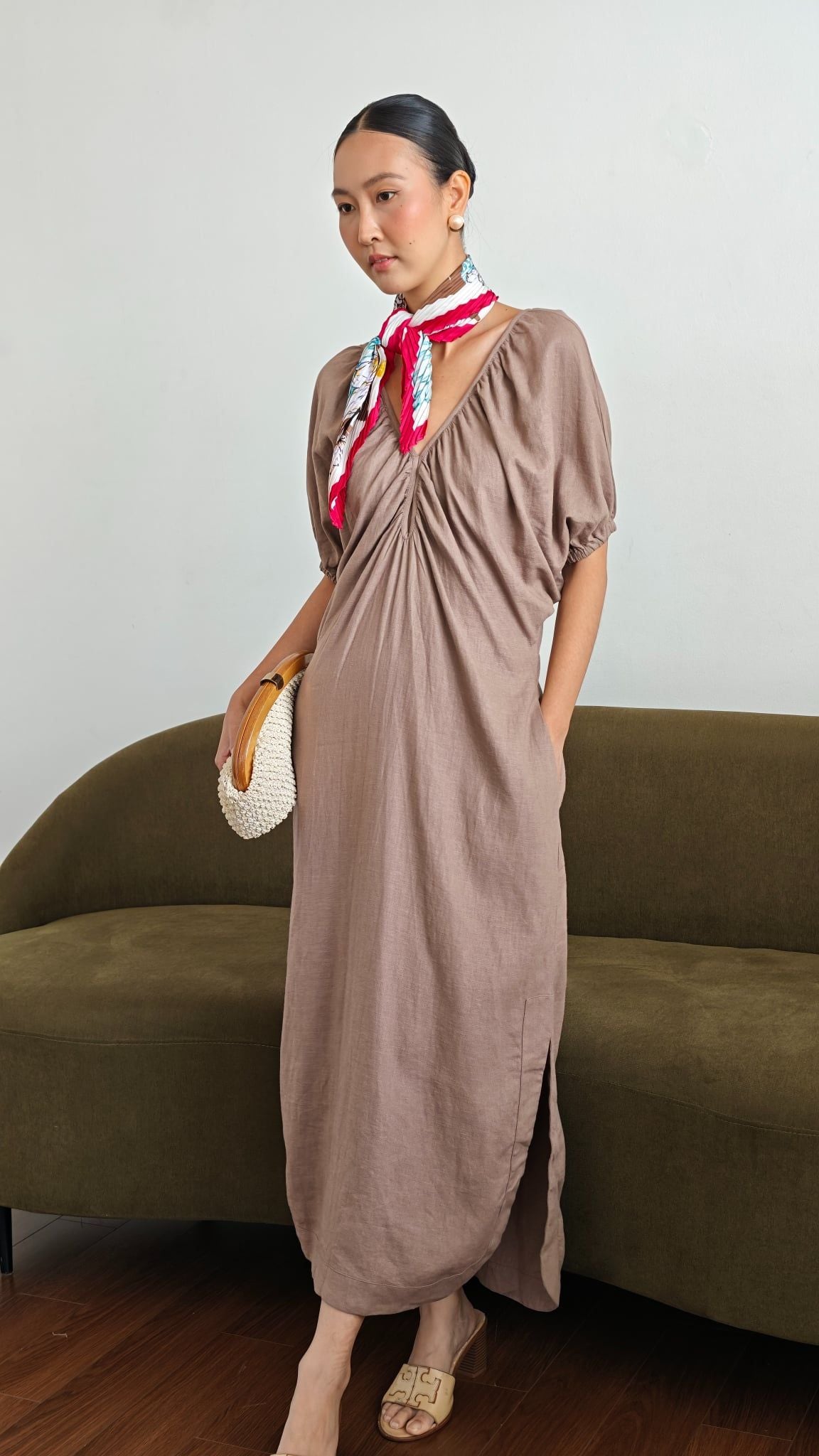 Đầm Linen Ruốc