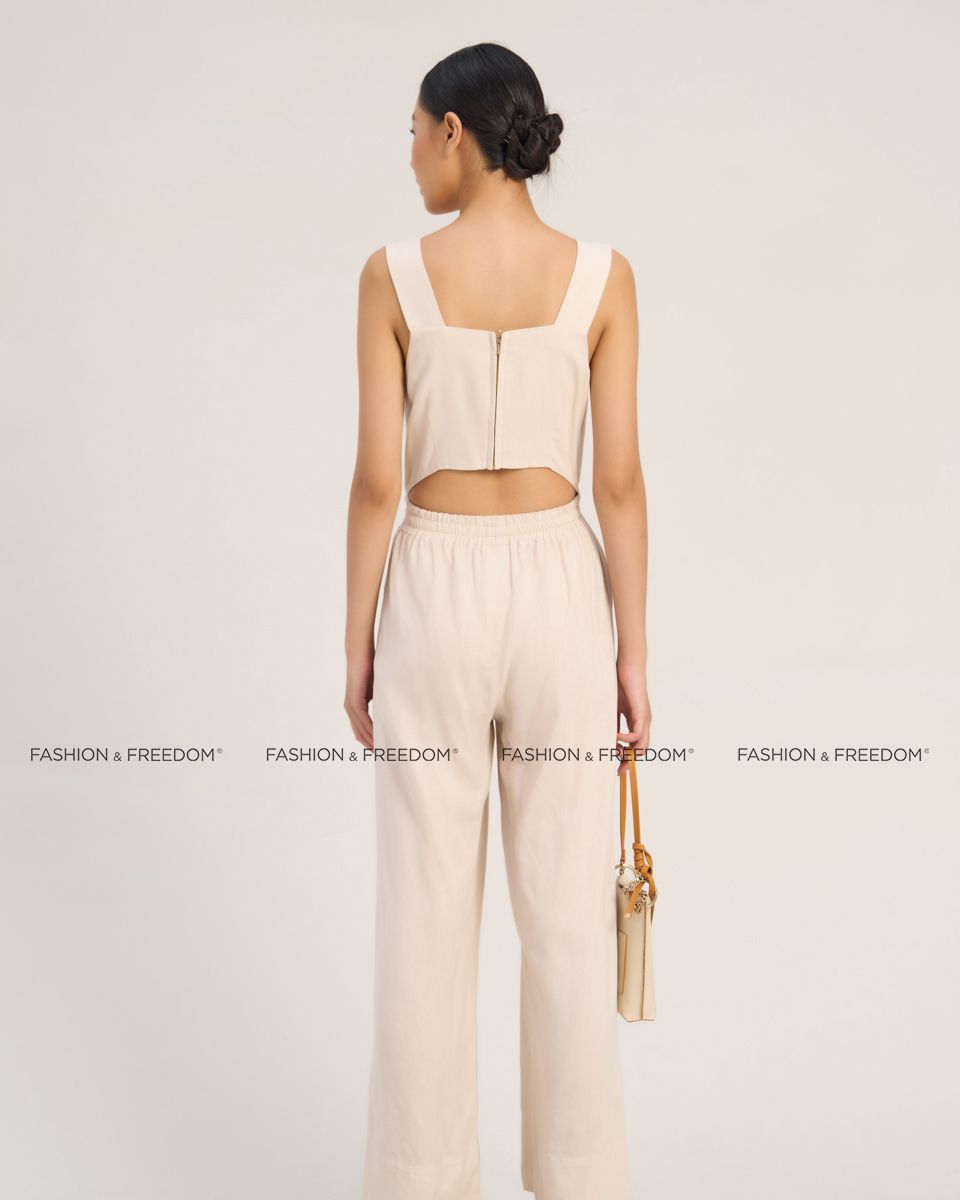 Jumpsuit Linen Kem The  Art Of Styling