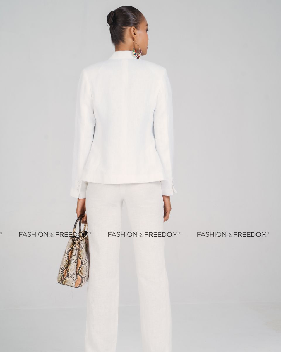 Quần Linen Trắng New Linen New Horizon