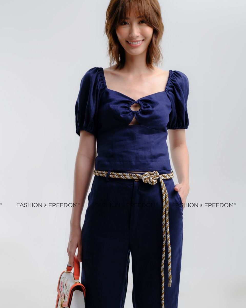 Quần Linen Xanh Đen Hương Mùa Hè