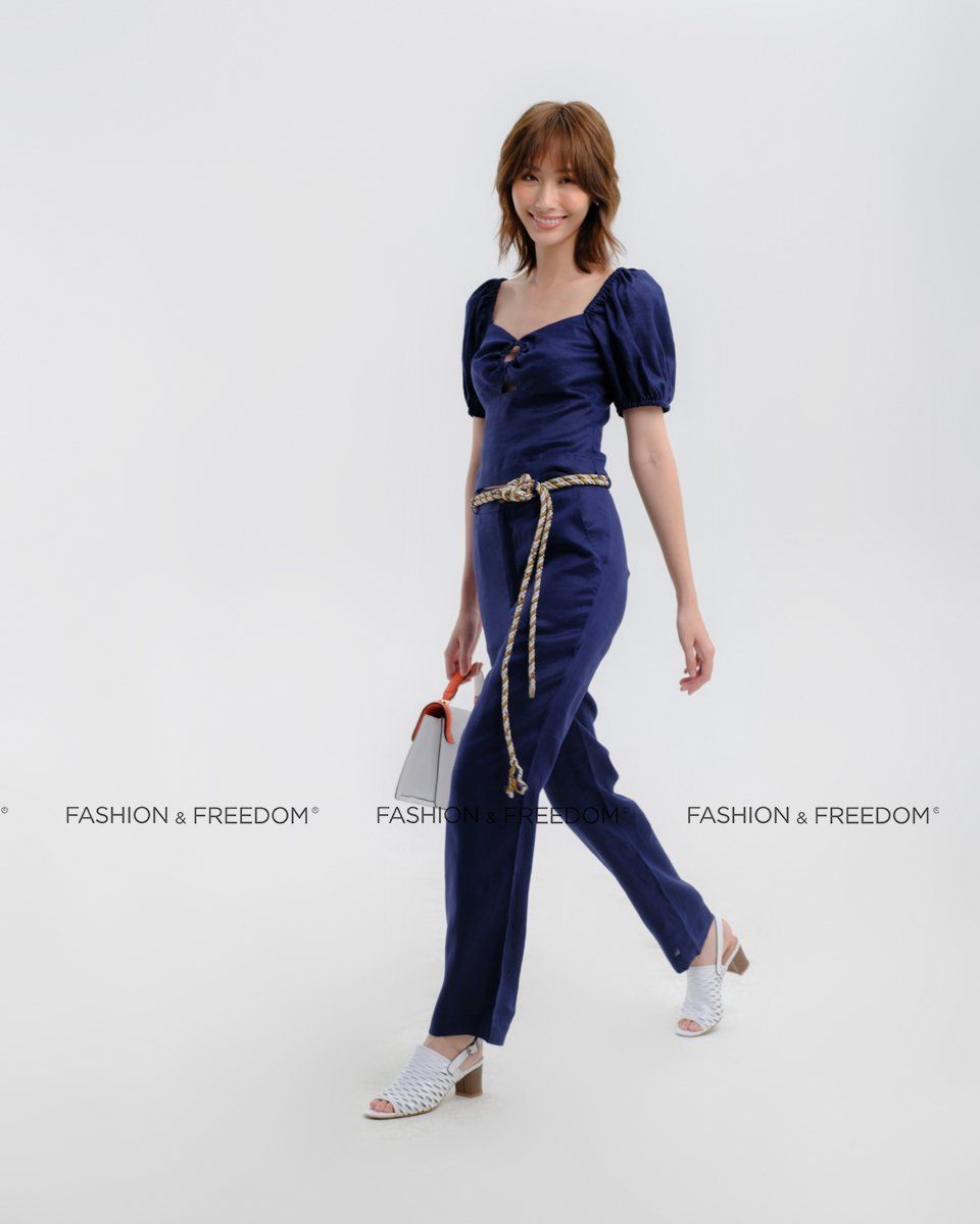 Quần Linen Xanh Đen Hương Mùa Hè