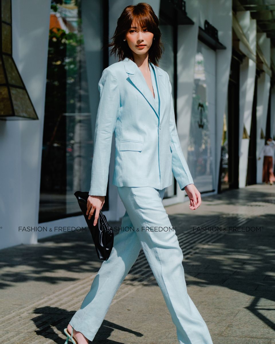 Quần Linen Xanh Pastel Hương Mùa Hè