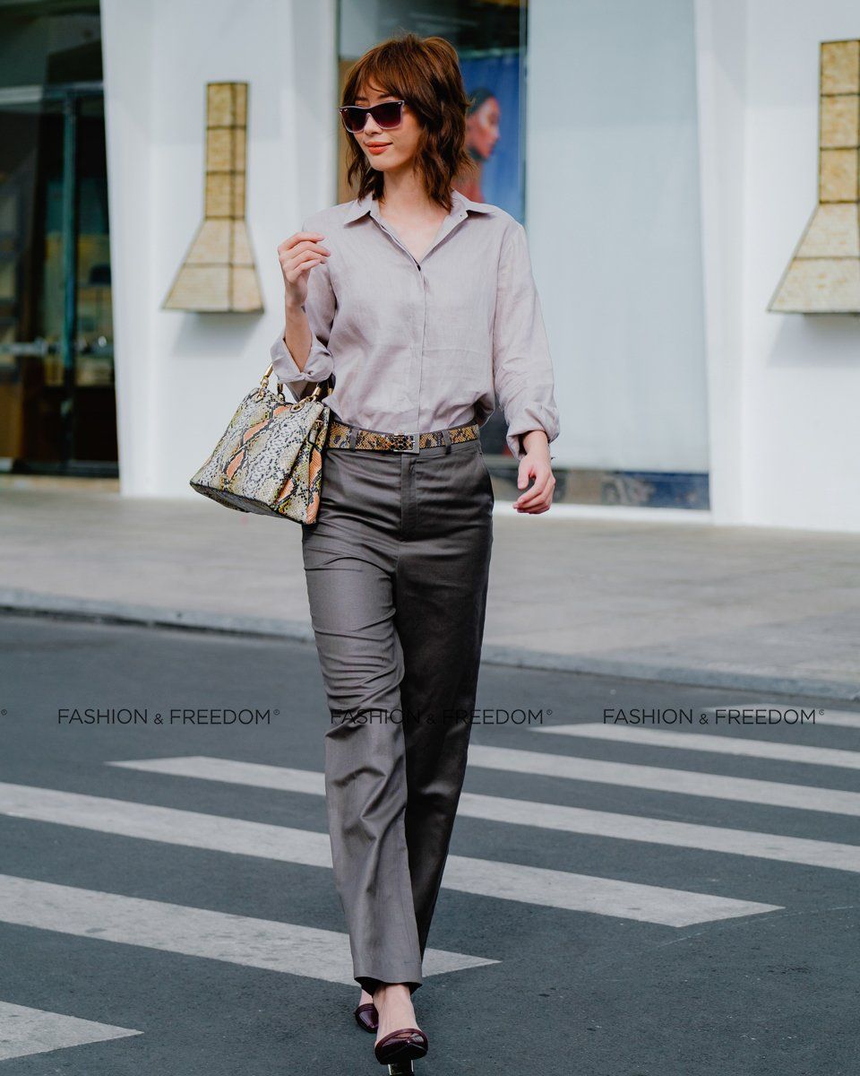 Quần Linen Nâu Hương Mùa Hè